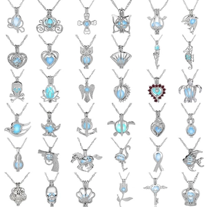 Leuchten Im Dunkeln Hohl Anhänger Halskette Für Damen Mädchen Mode Legierung Meeresschildkröte Leuchtstein Herz Kreuz Schmuck Geschenk