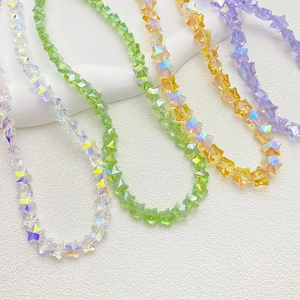 Zomer Verse Sterren AB Vergulde Ster Glas Kralen Gefacetteerde Kristal Tussenkralen Voor DIY Sieraden Maken Armband Ketting