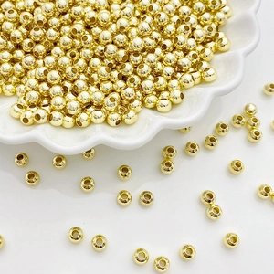 Gepolijste 14K goud gevulde ronde kralen voor DIY sieraden armband en ketting maken