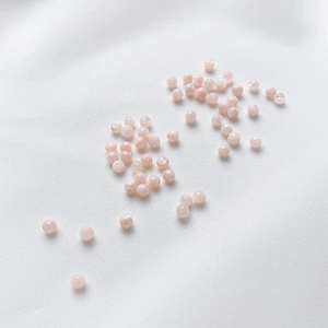 3mm natürliche rosa Muschelperlen für DIY Schmuckherstellung von Armbändern und Ketten