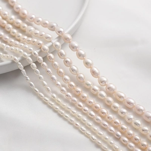 Natuurlijke zoetwaterparels in wit en champagneroze voor DIY sieraden maken