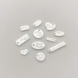 Colgantes variados de plata 14K gold filled en forma de corazón para joyería DIY