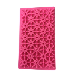 Star Snowflake Petal Fondant Embossing Press Mold Plastic Cookie Cutter For DIY Art Cake Decorating Tool Rose Red