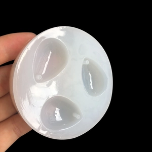 Water Drop Shaped Silicone Mold For Resin Epoxy DIY Jewelry Making Pendant Earring Craft Tool Translucent Silicone Resin Mold