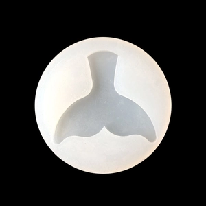 DIY Mermaid Fish Tail Silicone Mold For Epoxy Resin Jewelry Pendants Fondant Cake Decoration Semi Transparent Baking Tools