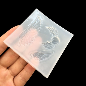 Angel Wings And Heart Silicone Mold For UV Resin Epoxy Jewelry Pendant DIY Handcrafted Cake Fondant Baking Tools Craft Supplies
