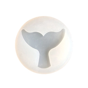 Translucent silicone mermaid tail mold for DIY crystal epoxy resin jewelry pendants