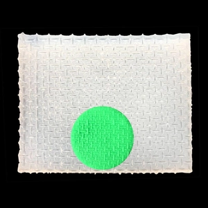 Silicone texture mat set with cross-hatch pattern for fondant and clay crafting