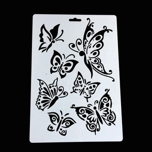 Stencil a farfalla riutilizzabile per scrapbooking fai-da-te e pittura creativa