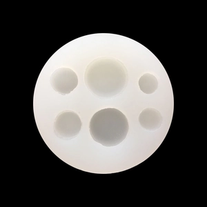 3D Macaron Cookie Silicone Mold Round Shape For Chocolate Fondant Soap DIY Resin Craft Handmade Baking Cake Decoration Mold