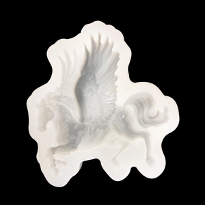 Moule en silicone pégase 3D avec ailes détaillées pour bricolage en résine ou argile