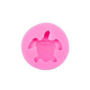DIY Sea Turtle Silicone Fondant Mold Round Cute Turtle Cake Decorating Baking Tool For Chocolate Soap Clay Epoxy Resin