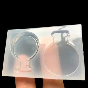 Lab Flask Shape Silicone Mold Mirror Surface DIY Resin Quicksand Jewelry Crafting Tool Erlenmeyer Flask Round Bottom Flask