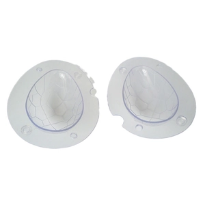 3D textured dinosaur egg chocolate mold made of durable food-grade transparent plastic