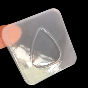 Translucent teardrop silicone mold for resin jewelry and DIY crystal glue crafting