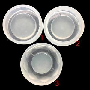 Mirror Surface Silicone Ashtray Mold DIY Crystal Resin Epoxy Mold Handmade Storage Box Flower Container Crafts Casting Mold