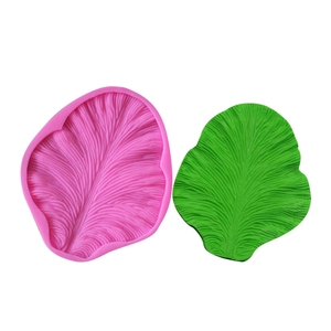 6-piece set of leaf vein silicone molds for fondant flowers and petal sugar craft texture