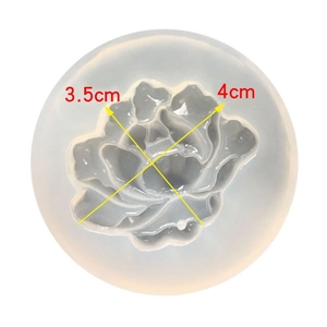 DIY lotus petal silicone mold for handmade soap candle making with mirror finish