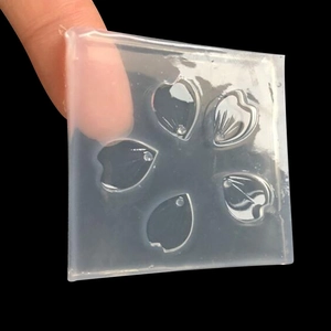 Transparent Silicone Cherry Blossom Petal Mold For DIY Resin Jewelry Pendant Casting Baking Fondant Chocolate Handmade Craft Tool