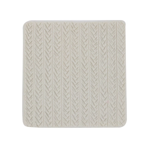 Knitted texture silicone fondant mold for cake decorating with detailed braided patterns