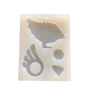 Mirror-finish bird silicone mold for DIY resin crafts featuring winged bird designs