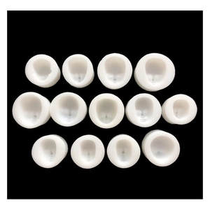 13-piece set of translucent silicone face molds for anime dolls and DIY clay crafts