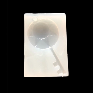 Detailed translucent silicone mold for DIY sun key pendants and phone case accessories