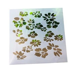 Reusable daisy flower hollow stencil for DIY painting, scrapbooking, and baking decoration