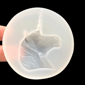 Unicorn Head Silicone Mold For DIY Jewelry Pendant Phone Case Resin Craft Cake Fondant Pudding Jelly Baking Tool Accessories