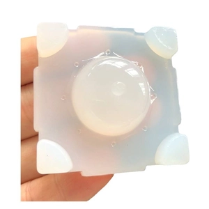3D umbrella silicone mold with translucent finish for resin pendant casting and DIY crafts