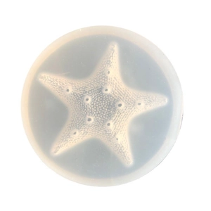 Starfish silicone mold for resin casting and DIY soap making with realistic textures