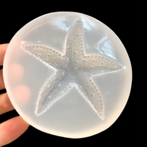 Starfish shape silicone mold for DIY crystal epoxy resin and fondant crafts