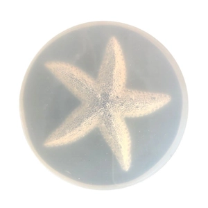 Translucent starfish silicone mold for DIY resin casting and jewelry making crafts
