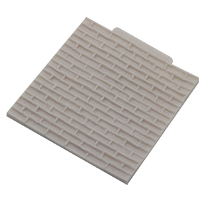 Silicone fondant mold with brick wall pattern for cake decoration and chocolate crafting