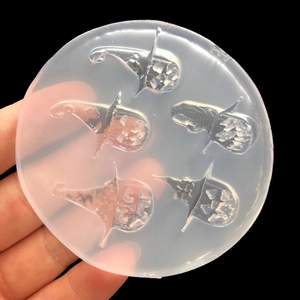 Halloween ghost silicone resin mold with five unique shapes for DIY jewelry making