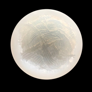 Moule rond en silicone boule de laine 3D avec texture tissée pour bougies et savons DIY