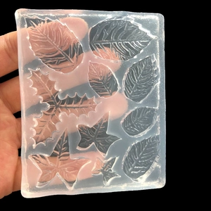 Leaf Silicone Mold Maple Leaf Fondant Casting Mold For DIY Resin Jewelry Making Cake Decorating Clay Phone Case Decor Tools