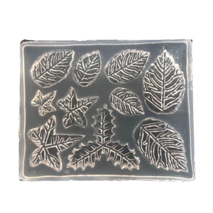 Leaf shaped silicone mold for DIY resin crafts and fondant cake decorations