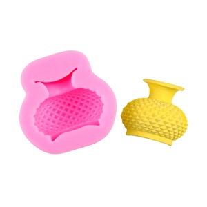 3D European Vase Flower Pot Silicone Mold Grid Texture Fondant Cake Chocolate Epoxy Resin Aromatherapy Plaster DIY Baking Tool