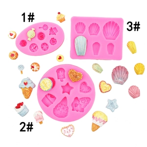 Silicone Seashell Cupcake Ice Cream Candy Shape Cake Mold Fondant Chocolate Baking Decorating Tool For DIY Handcraft Art