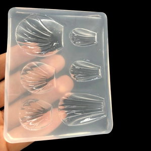 Moule en silicone 6 cavités en forme de coquille pour moulage de résine et bricolage