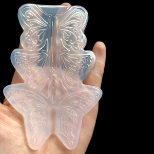 Butterfly Mirror Silicone Mold For DIY Resin Crafts Pendant Jewelry Making Hollow Butterfly Baking Fondant Chocolate Mold