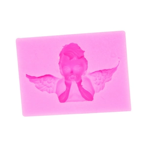 European angel relief silicone mold for DIY fondant cakes and aromatherapy plaster crafts