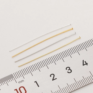 18K vergulde platte kop T-pinnen voor doe-het-zelf sieraden en oorbel accessoires