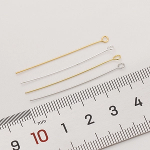 40mm goud en zilver vergulde oogspelden voor DIY sieraden met metrische liniaal schaal