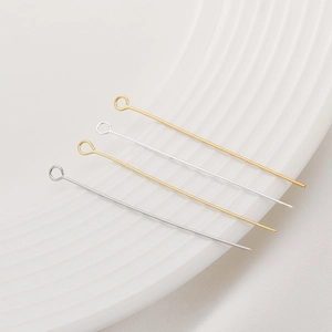 9-vormige oogspelden met 18K goud- en zilverplating voor DIY-sieraden accessoires