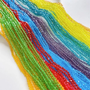 Kleurrijke 3mm bicone kristalglas geslepen kralen voor DIY sieraden in diverse kleuren