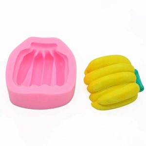 3D banana-shaped silicone mold for DIY mousse cakes and chocolate baking tools