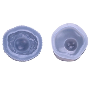 Silicone DIY mold set for smiley poached egg cakes and scented chocolate decorations