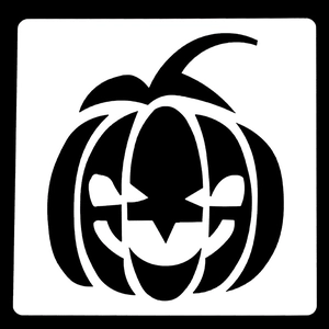 15cm Halloween Jack-o'-lantern stencil template for DIY painting and decoration